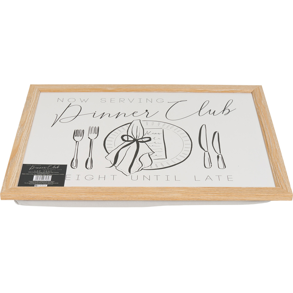 Dinner Club Lap Tray White Image 4