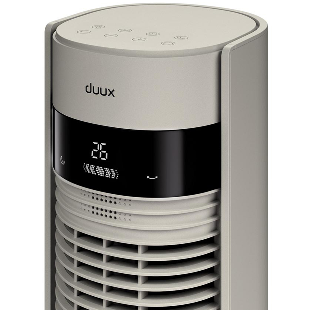 Duux Elevate Stone Smart Tower Fan with Remote Control 43 inch Image 3