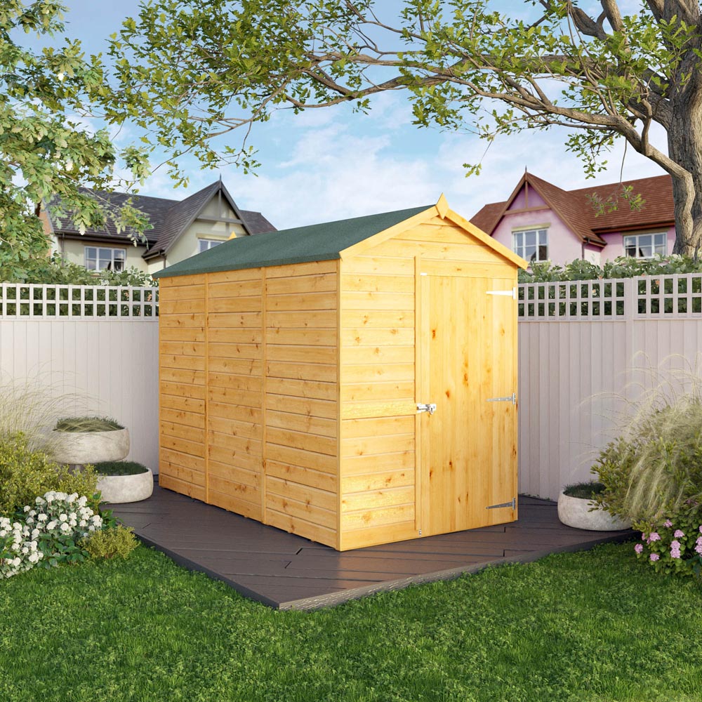 Mercia 9 x 5ft Modular Shiplap Apex Windowless Shed Image 2