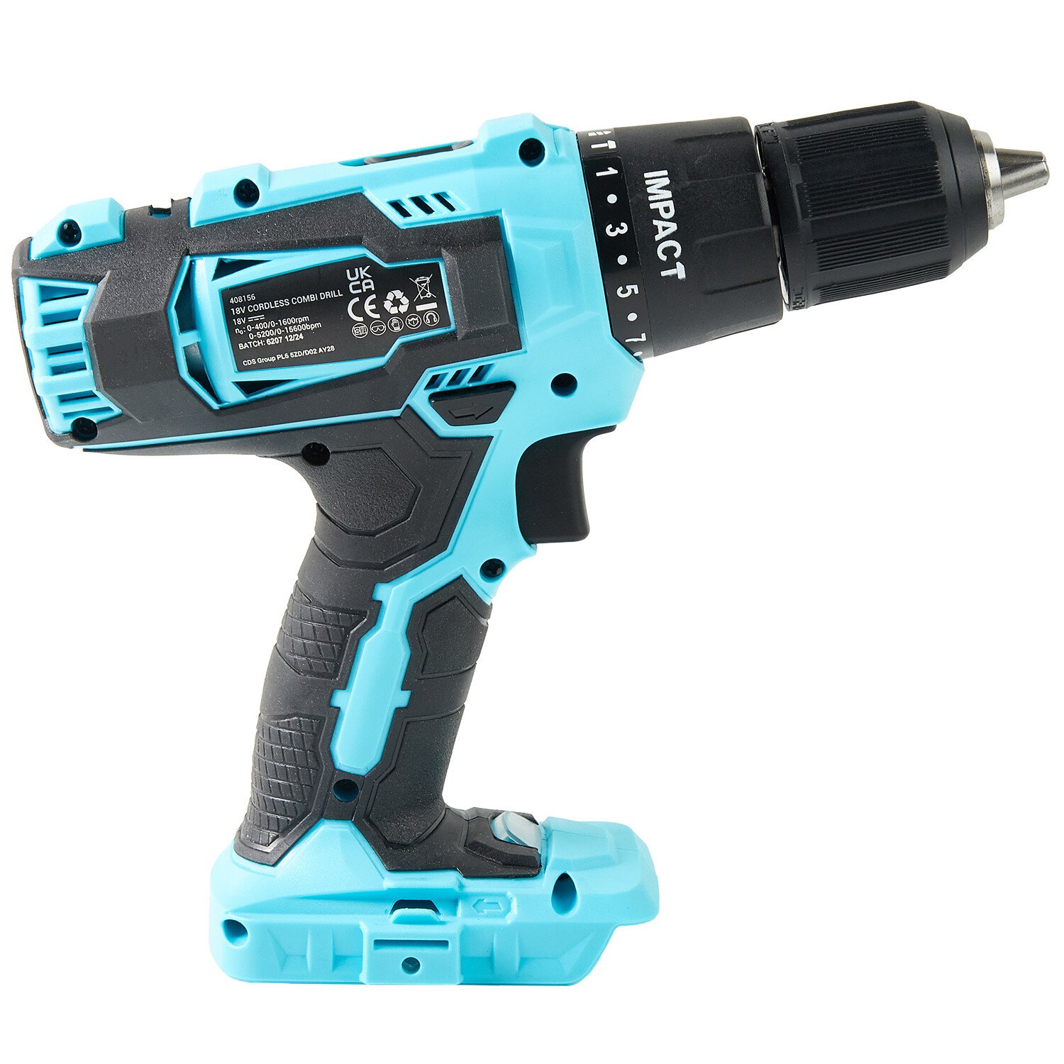 Saber 18V One Battery Cordless Combi Drill Bare Unit Image 5