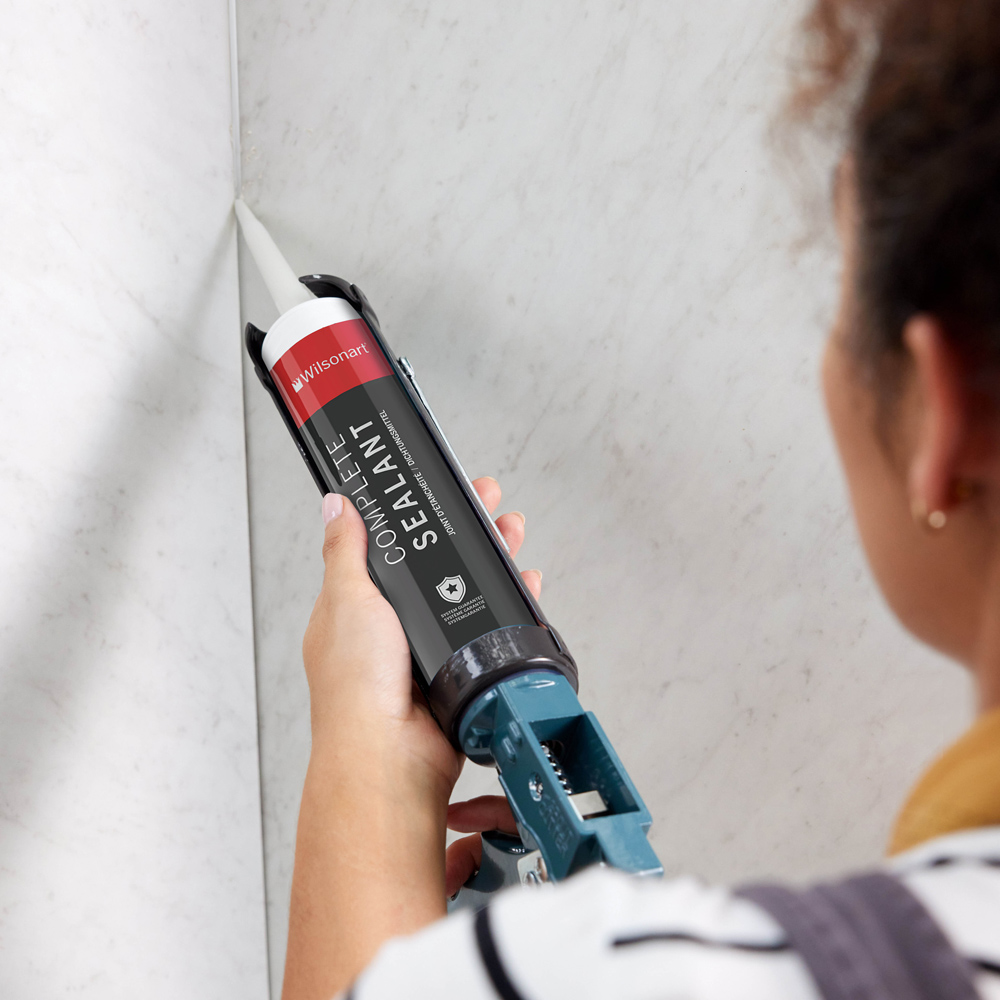 Wetwall Wilsonart Basalt Grey Sealant Image 3