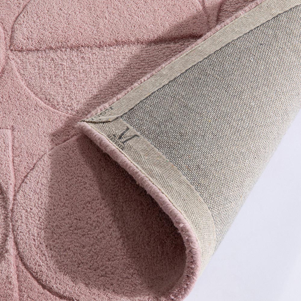 Arabella Mauve Wool Rug 160 x 230cm Image 3
