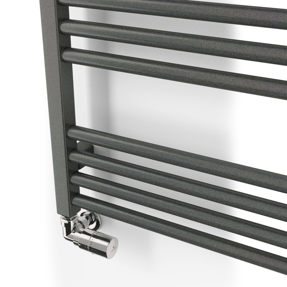 Terma Fiona 2002BTU Sparkling Grey Heated Towel Rail 1380 x 500mm Image 3
