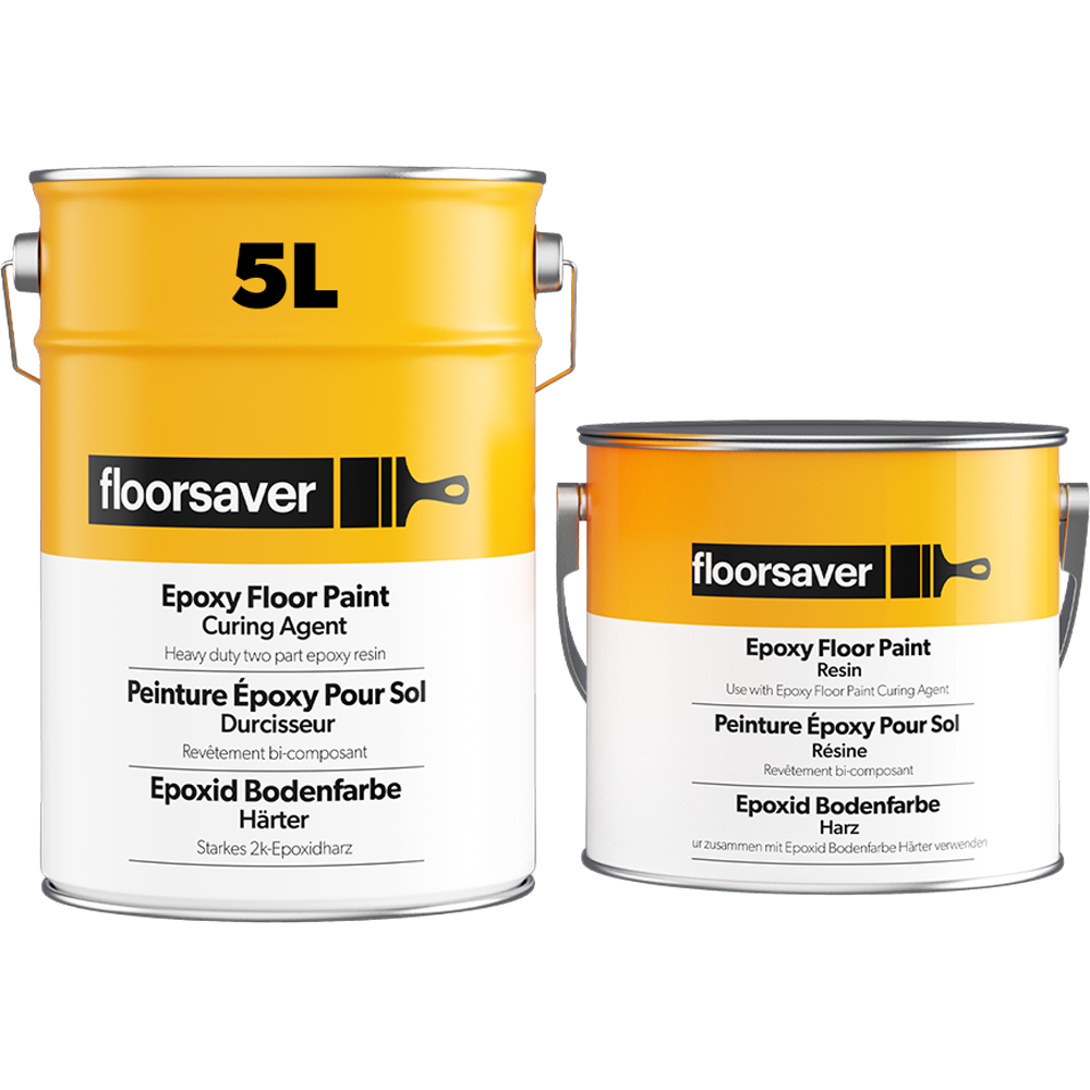 Floorsaver Cream Epoxy Floor Paint 5L Image 2