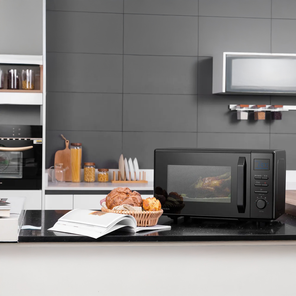 Toshiba AJ0891 Black 25L Freestanding Combination Microwave Oven Image 3