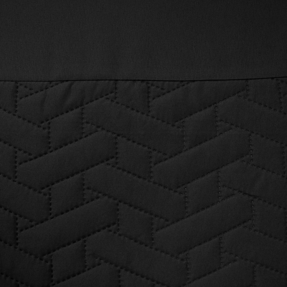 Velosso Double Black Quilted Geo Duvet Set Image 3