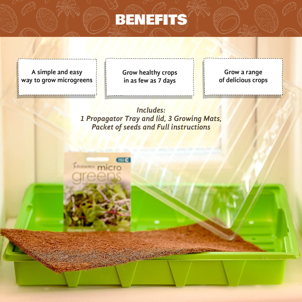 Coco & Coir Full Microgreen Growing Kit Image 4