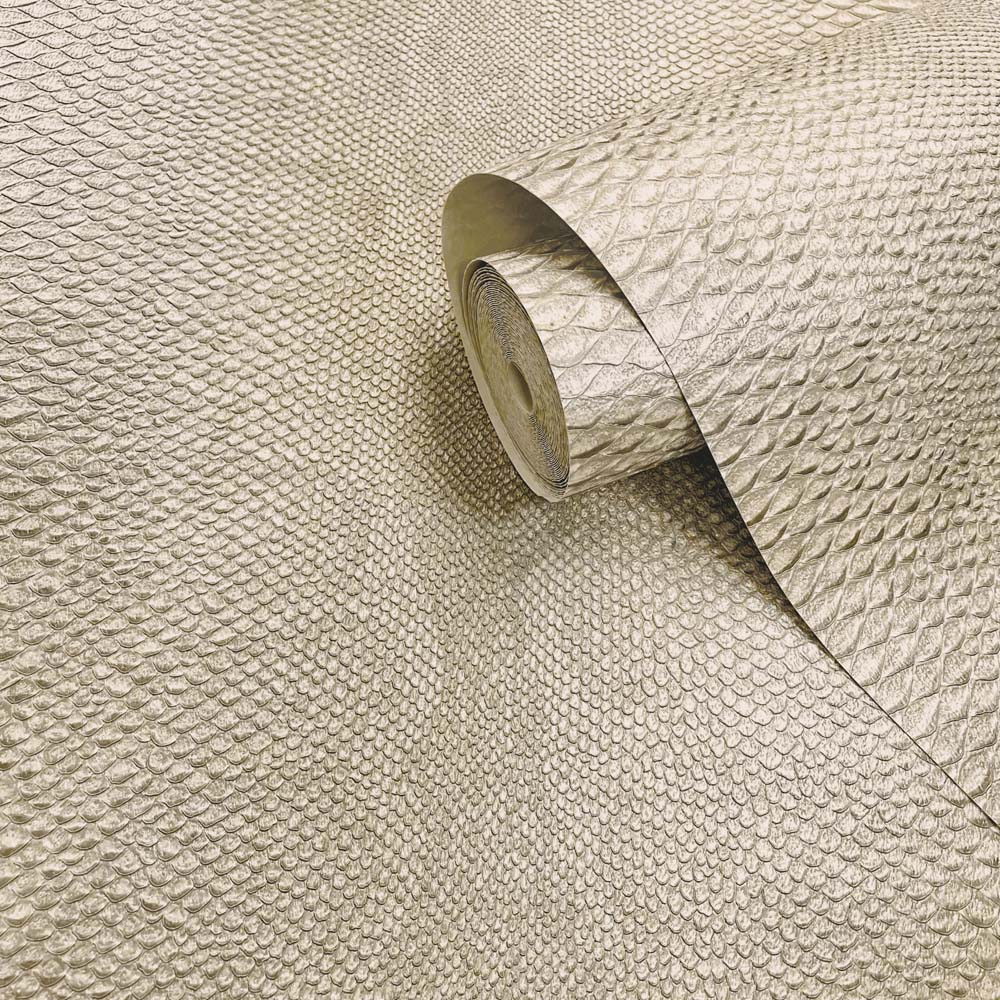 Belmont House Bowie Alabaster Cream Wallpaper Image 2