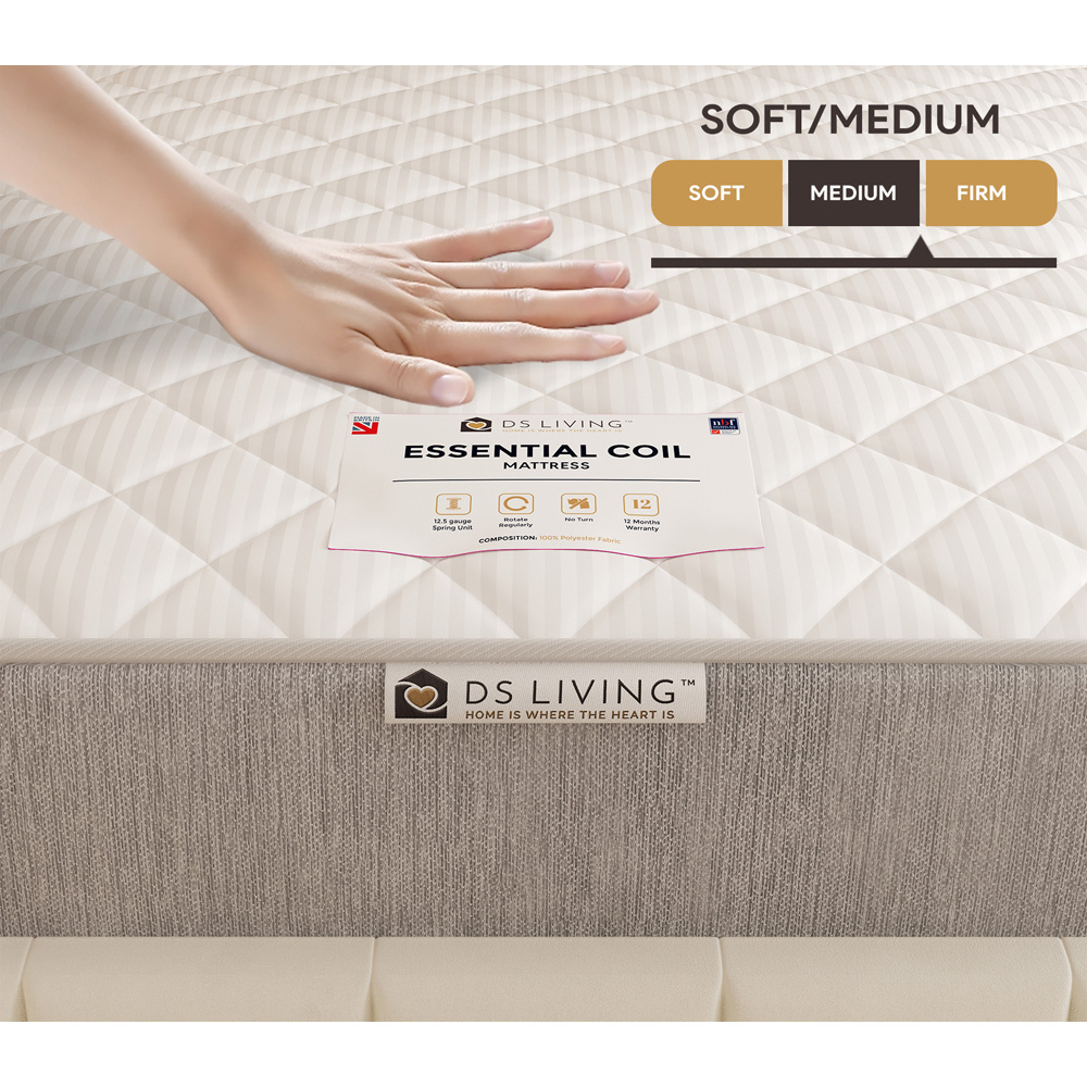 DS Living Ortho Super King Size Bonnell Spring Mattress with Comfort Layers Image 5