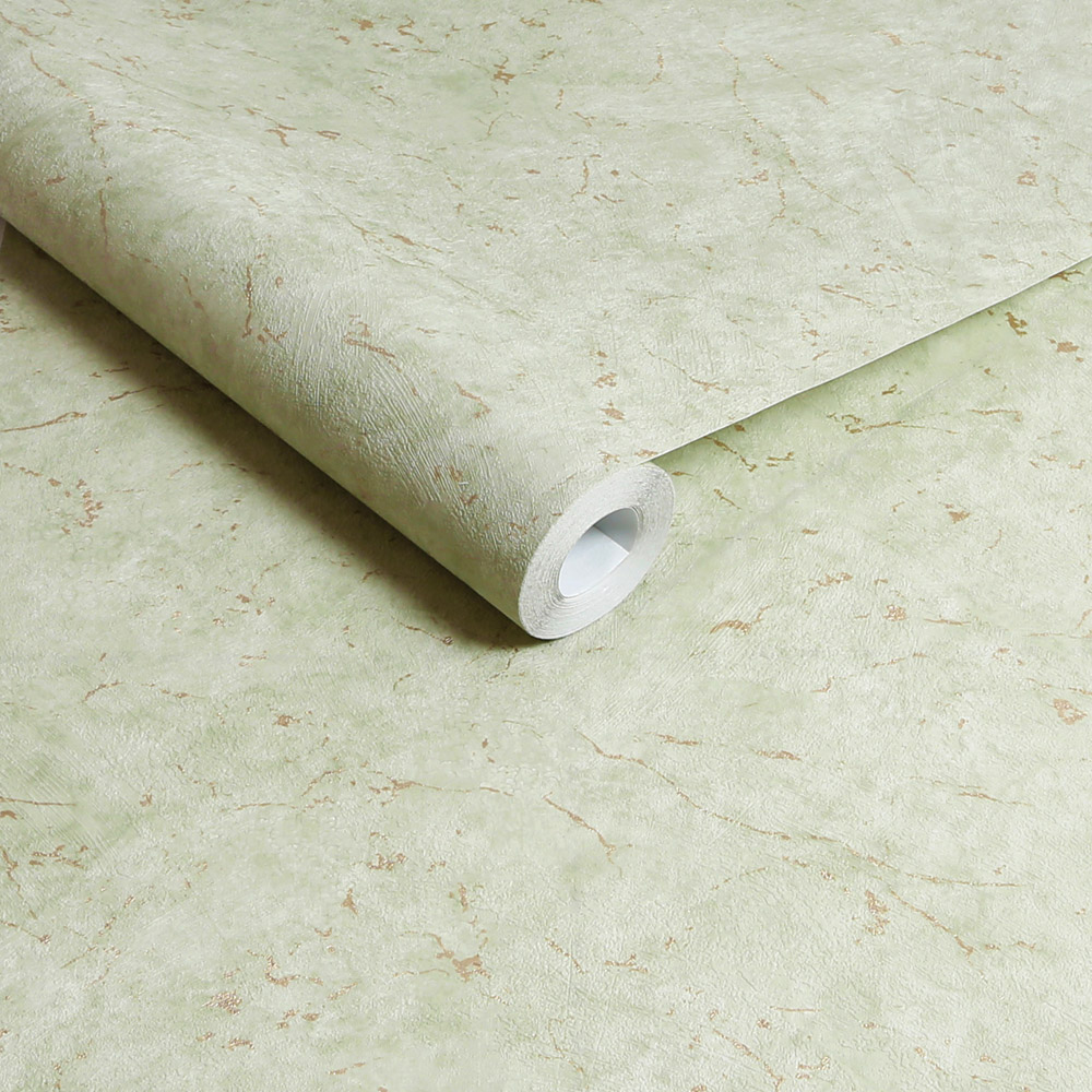 Superfresco Easy Gilded Plaster Sage Silver Wallpaper Image 2