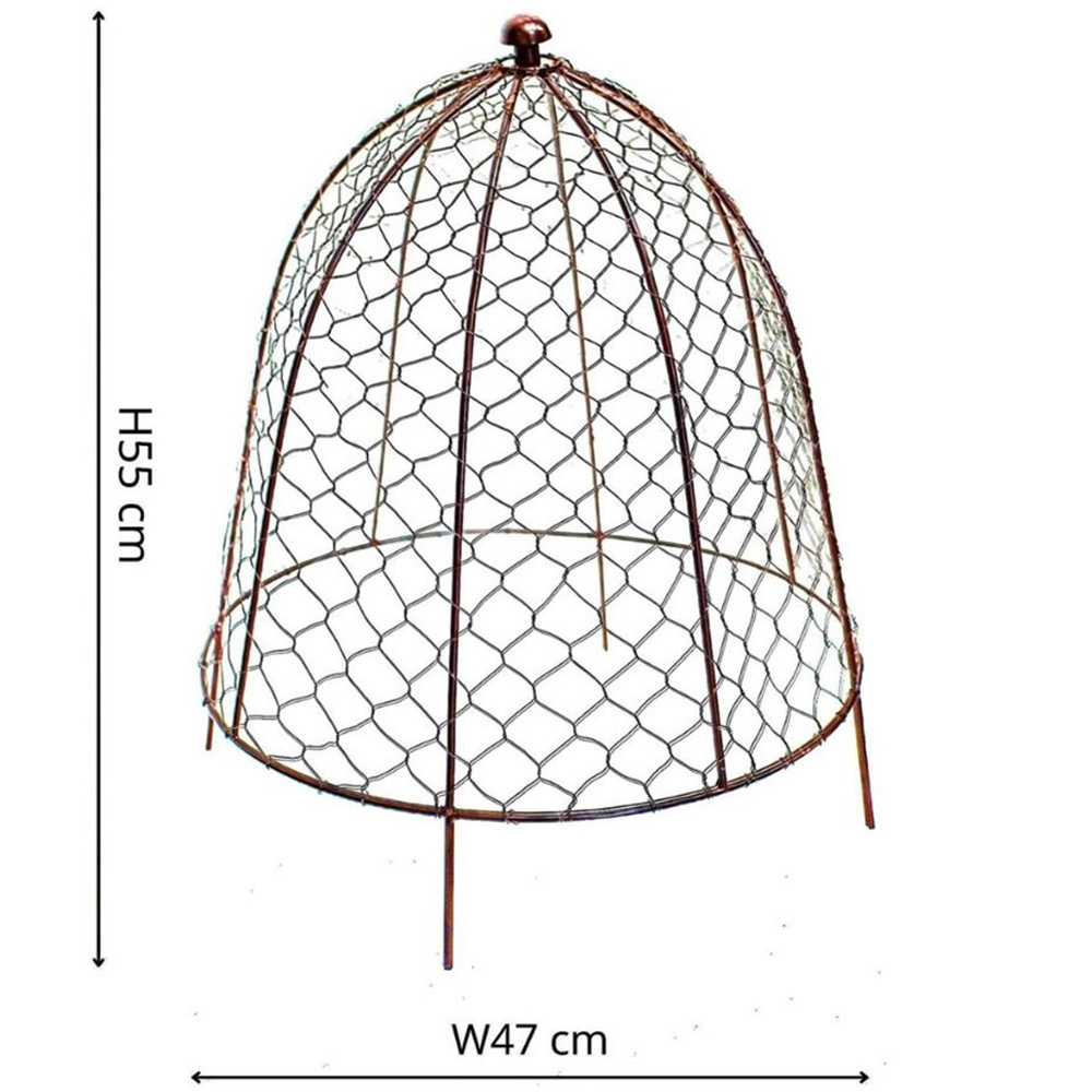 Ivyline Bronze Wire Netted Garden Plant Protector 55 x 47cm Image 2