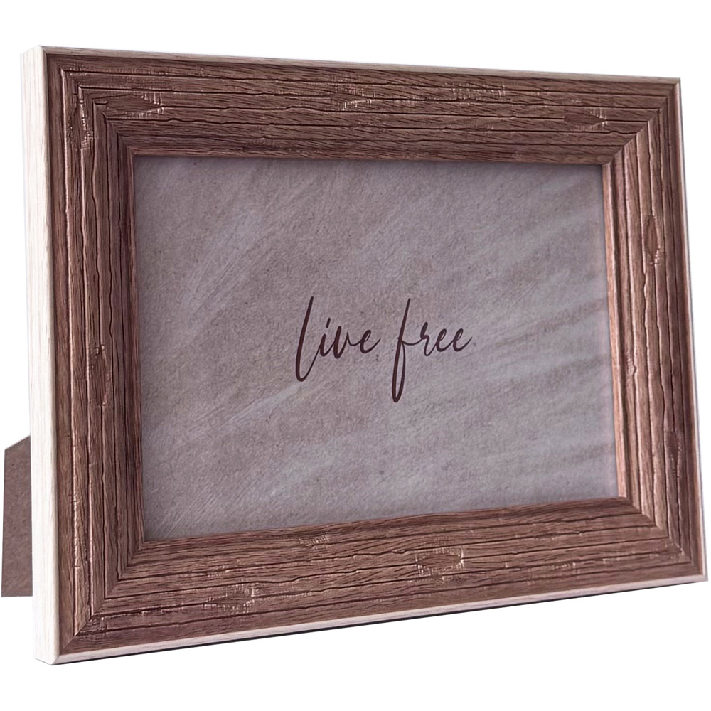 Set of 6 Wood Effect Photo Frames Image 6