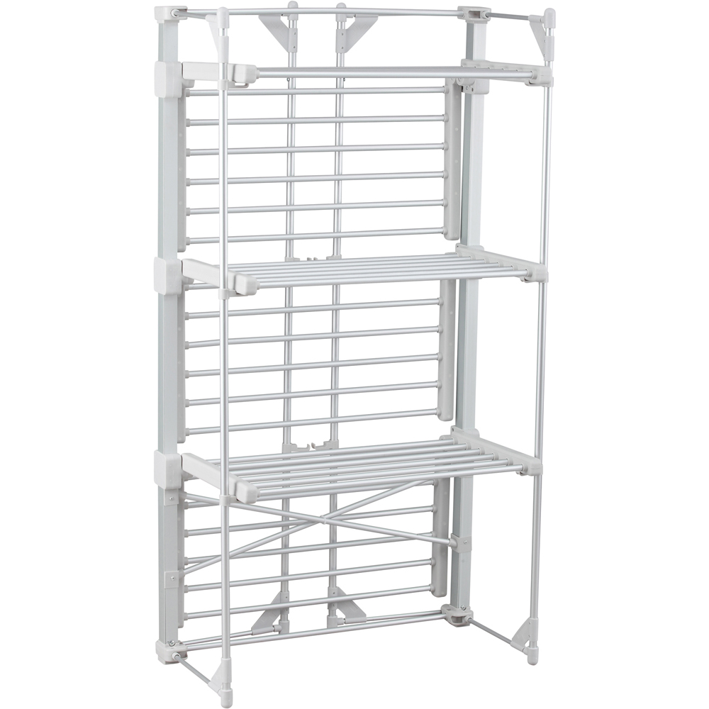 My Laundry 3 Tier Large Heated Airer Light Grey Image 2