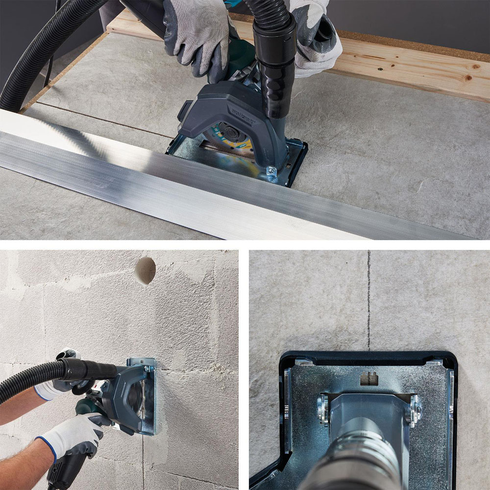 Wolfcraft R226765 Angle Grinder Extraction Hood with Guide Carriage Image 5