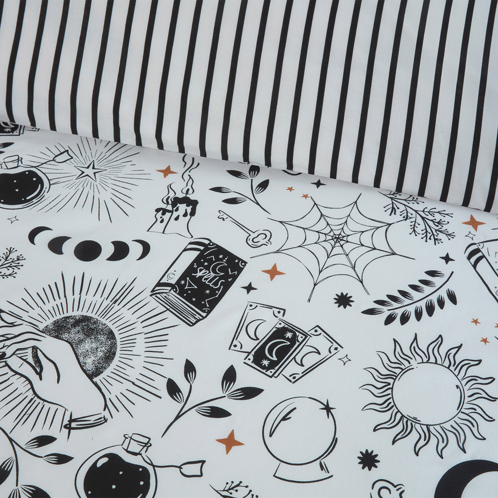 Spellbound Design Duvet Set Monochrome Double Image 4