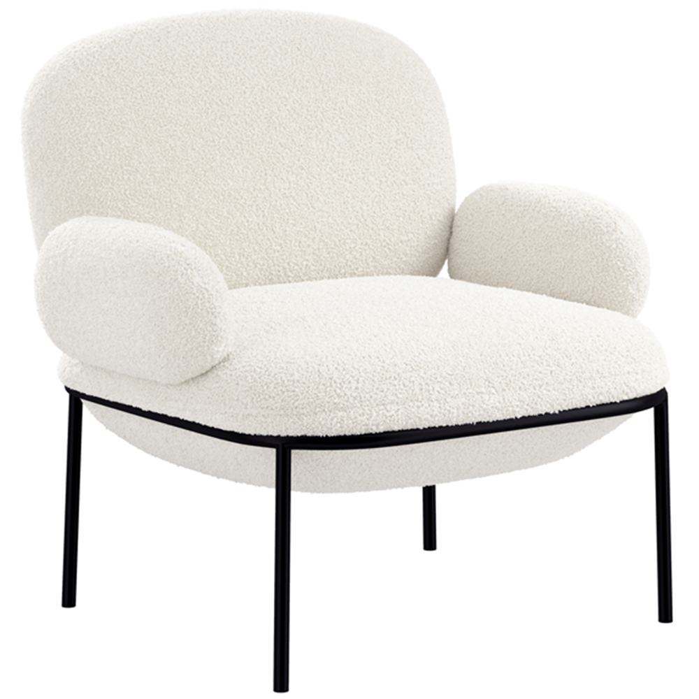 LPD Home Avery Ivory Accent Chair Image 2