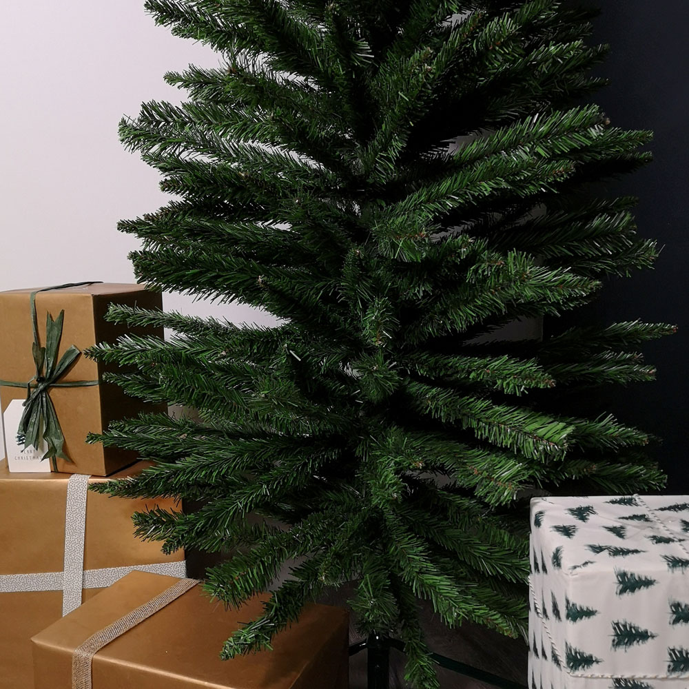 Samuel Alexander Green Pencil Style Slim Artificial Christmas Tree 8ft Image 5