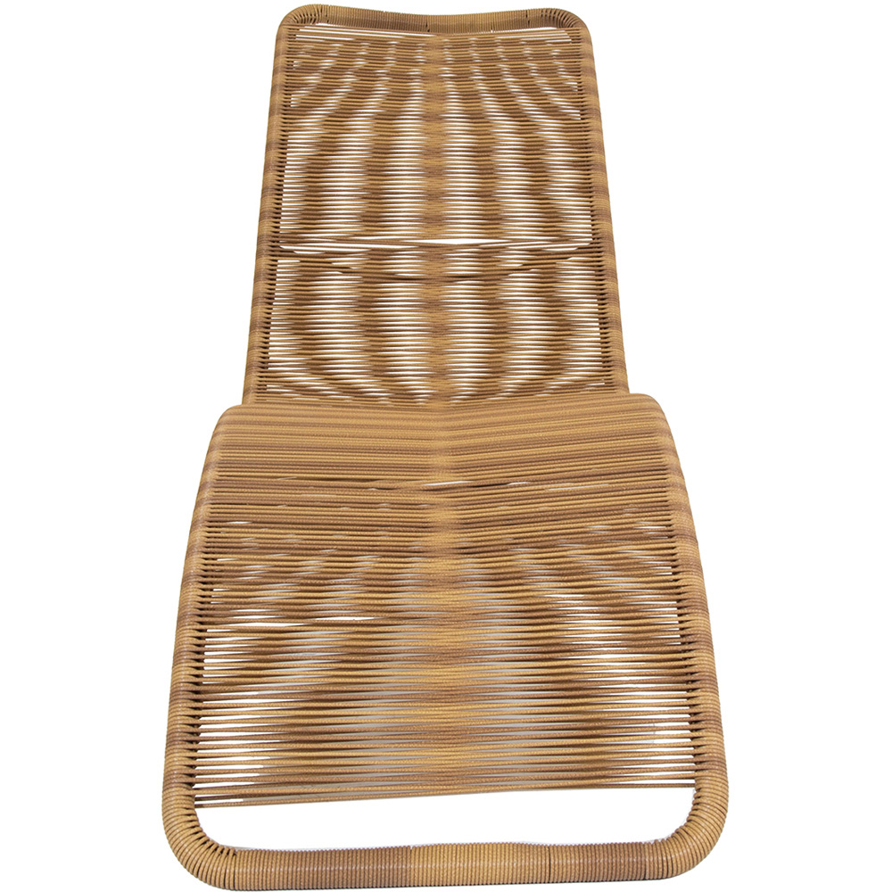 Charles Bentley Natural Zanzibar Sun Lounger Image 4