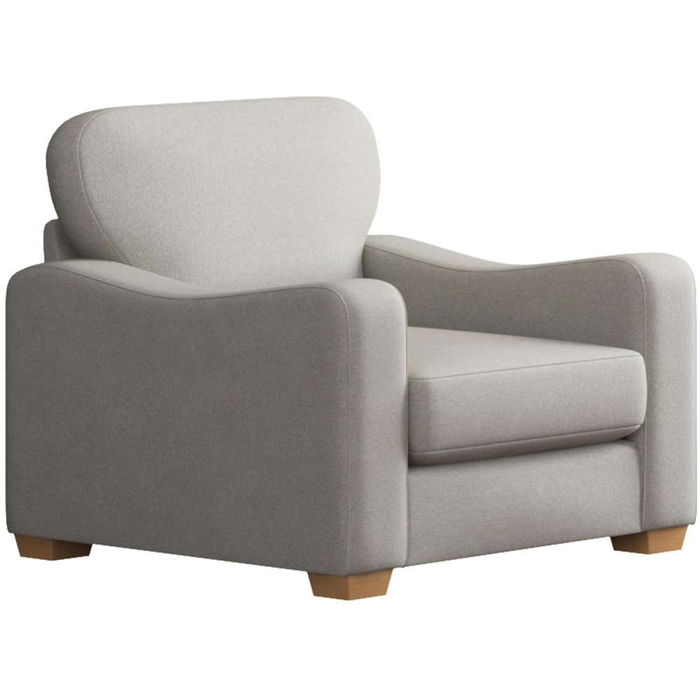 Theadford Mink Venice Fixed Back Armchair Image 3