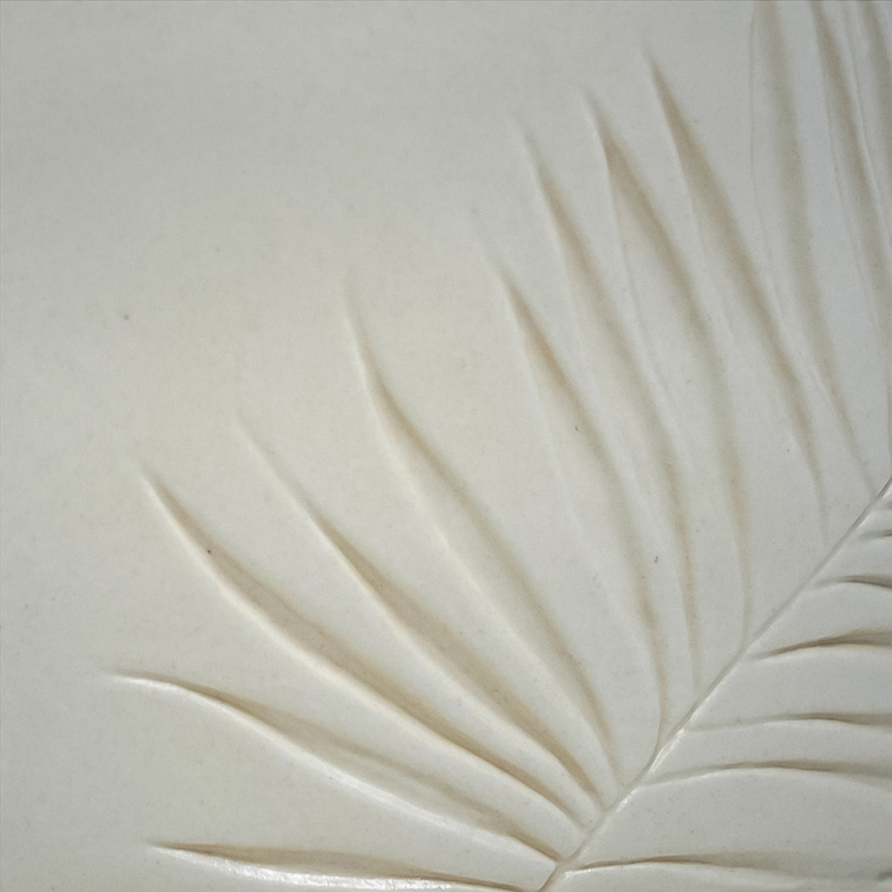 Ivyline Kew Ivory Stoneware Sago Palm Bowl 24cm Image 3