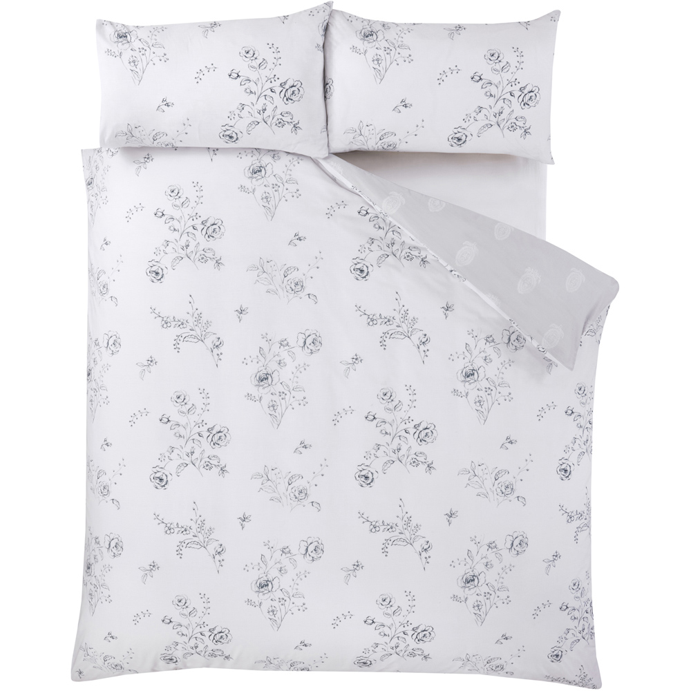 Rapport Home PH Sadie Super King Royal Blue Duvet Set Image 2