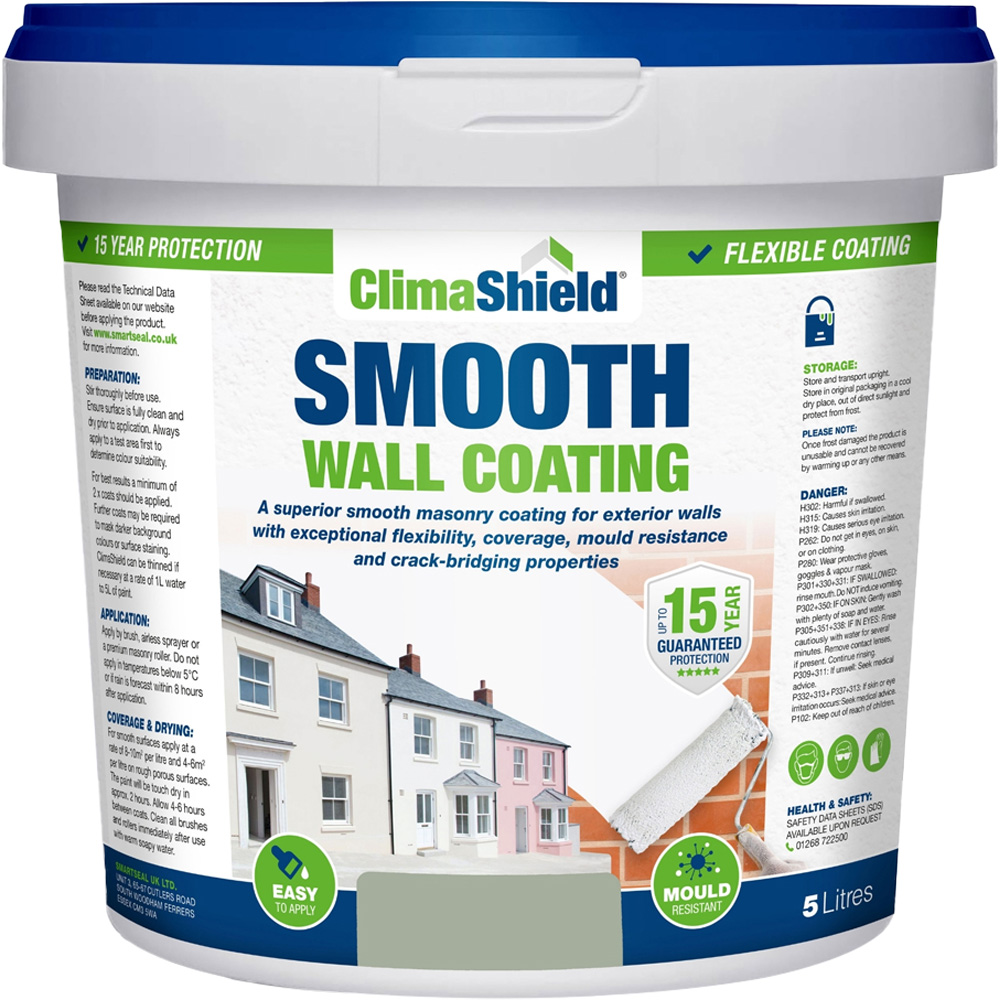 Smartseal Natural Olive Smooth Wall Coating 5L Image 2