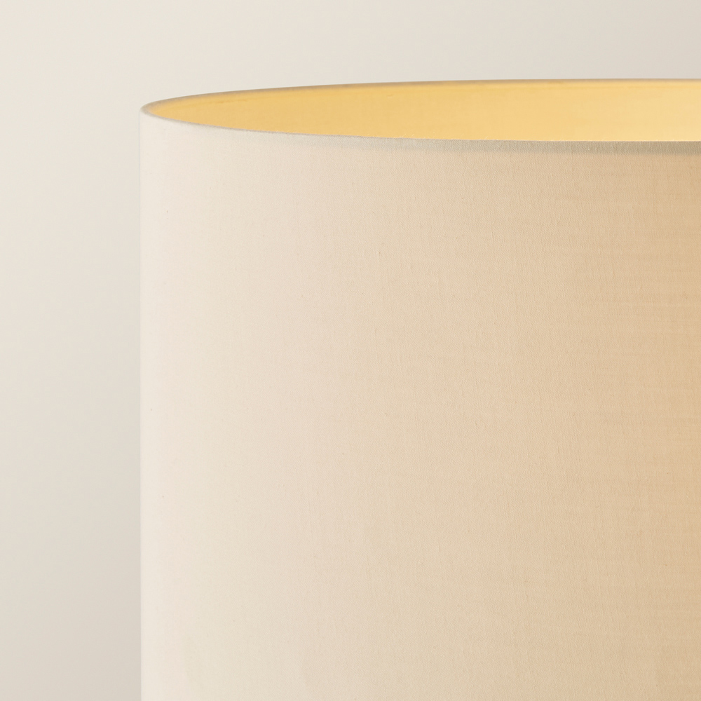 ValueLights Marissa Reni Cream Shade and Gold Ball LED Floor Lamp Image 3