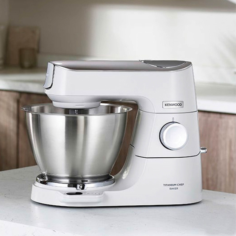 Kenwood Chef Baker KW0305 White 5L Titanium Stand Mixer Image 2