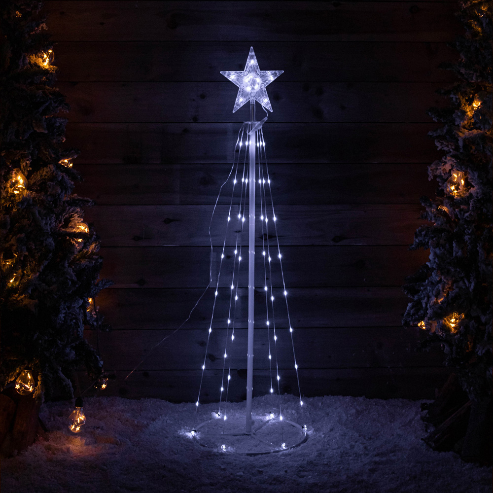 Samuel Alexander RGB LED Multi-Function Smart Christmas Cone Tree 6ft Image 7