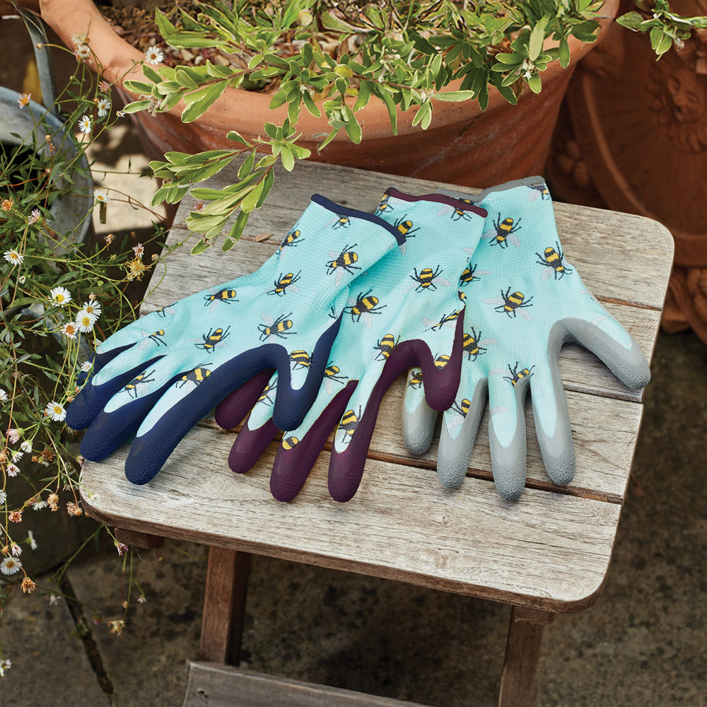 Pack of 3 All Seasons Bee Gardening Gloves Image 2