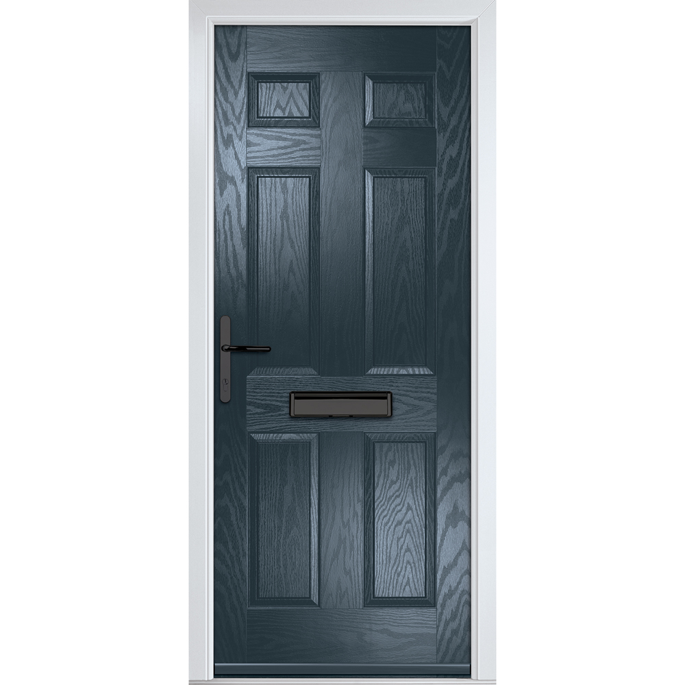 Crystal-Direct Muirfield Solid Anthracite Grey GRP Right Hand Open Front Door 2090 x 890mm Image 1