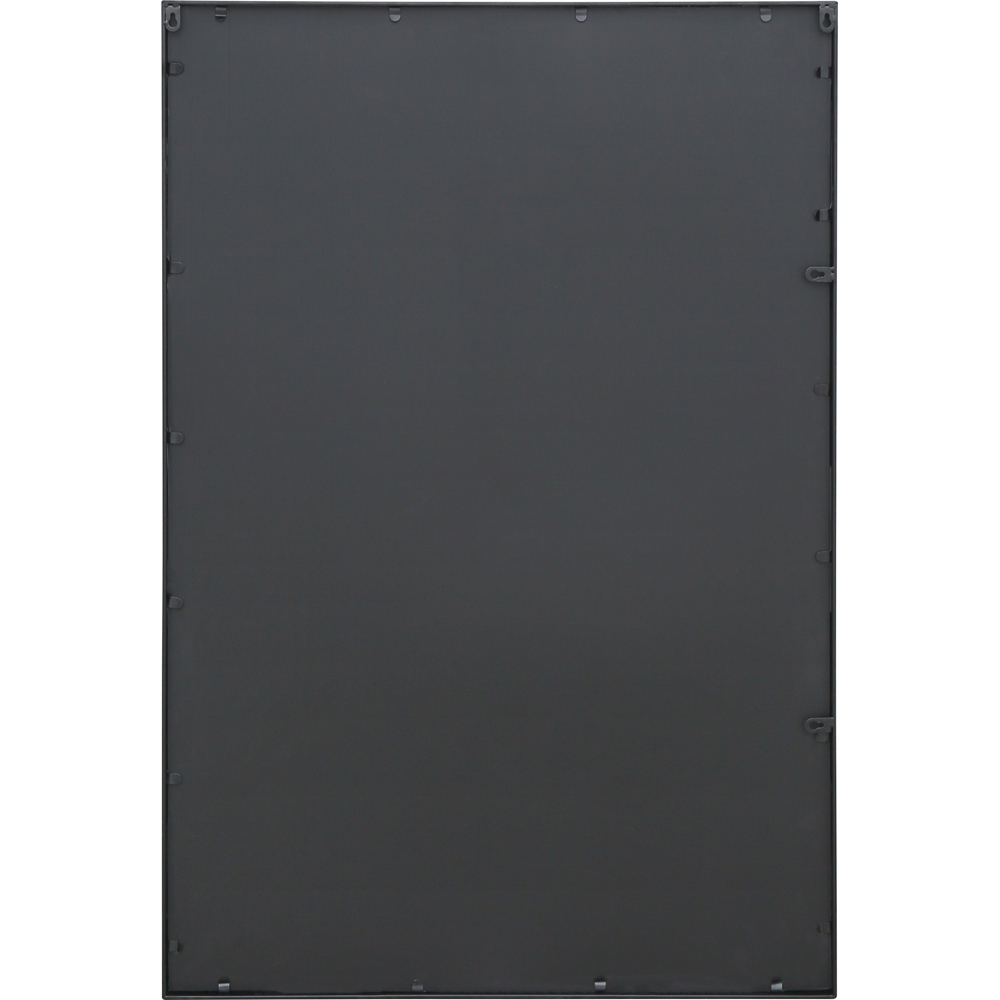 Charles Bentley Helsinki Black Rectangular Outdoor Wall Mirror 120 x 80cm Image 3