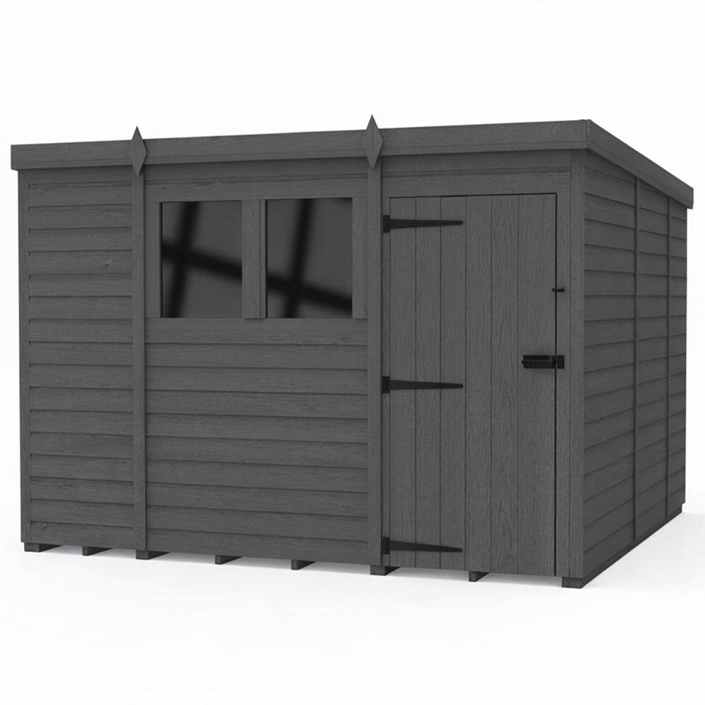 Foreverspaces 9 x 9ft Composite Board Pent Garden Shed Image 2