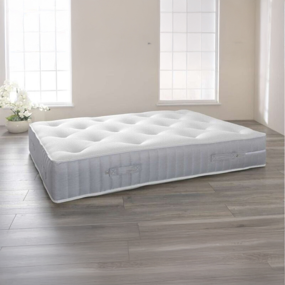 Comfy Living Single Silver Pocket Sprung Memory Foam Glitzy Mattress Image 2