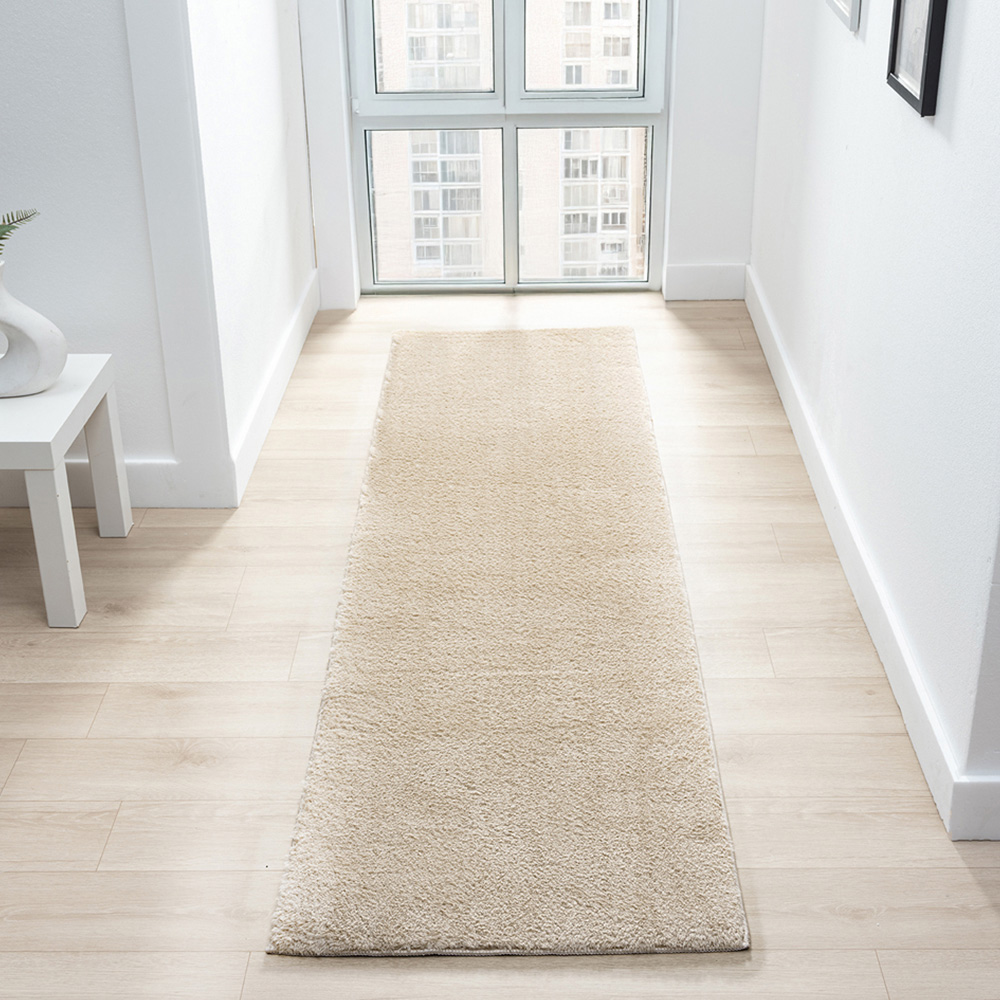 Desire Rugs Comfy Light Beige Anti Slip Felt Backing Rug 60 x 100cm Image 7