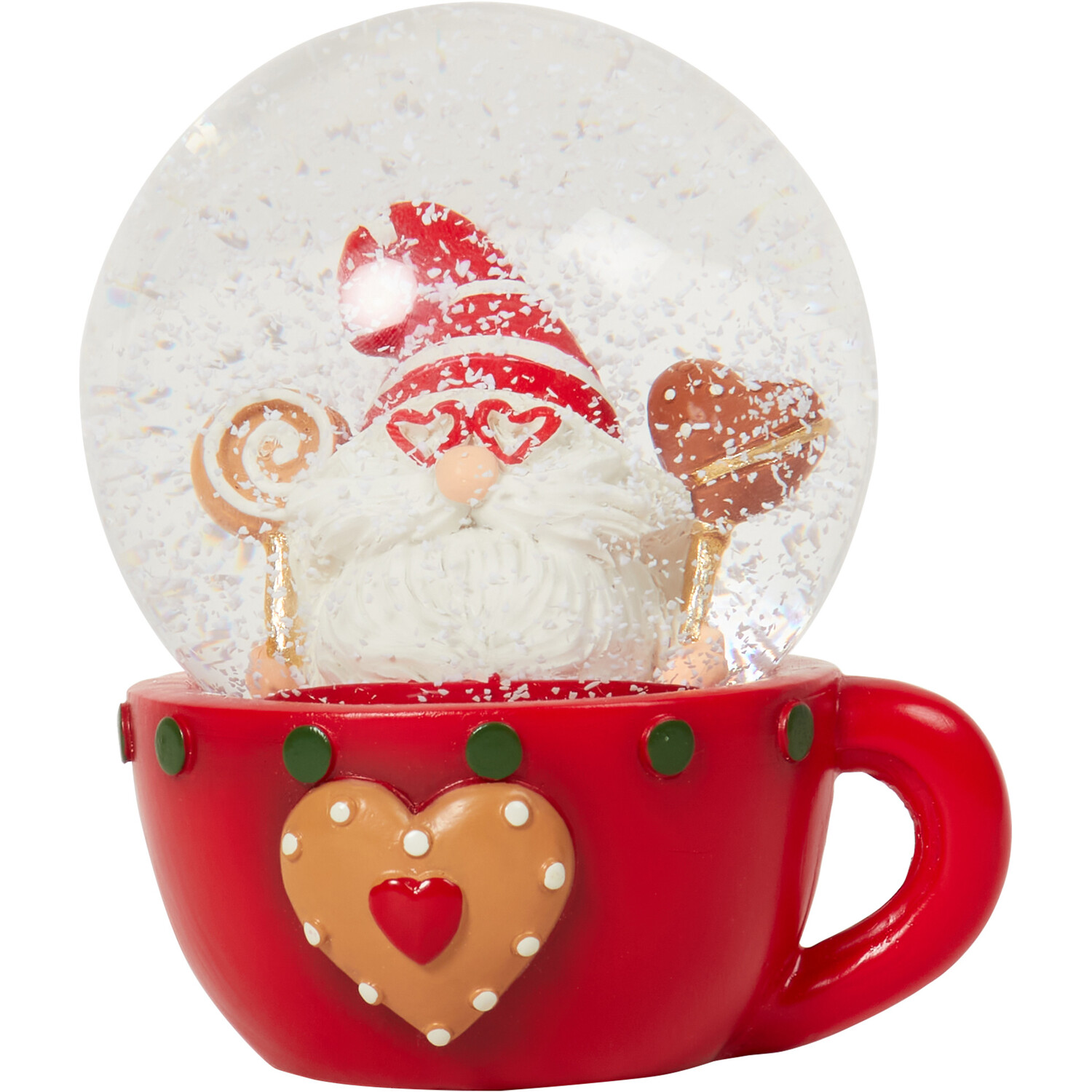 Teacup Gonk Snowglobe - Red Image 6