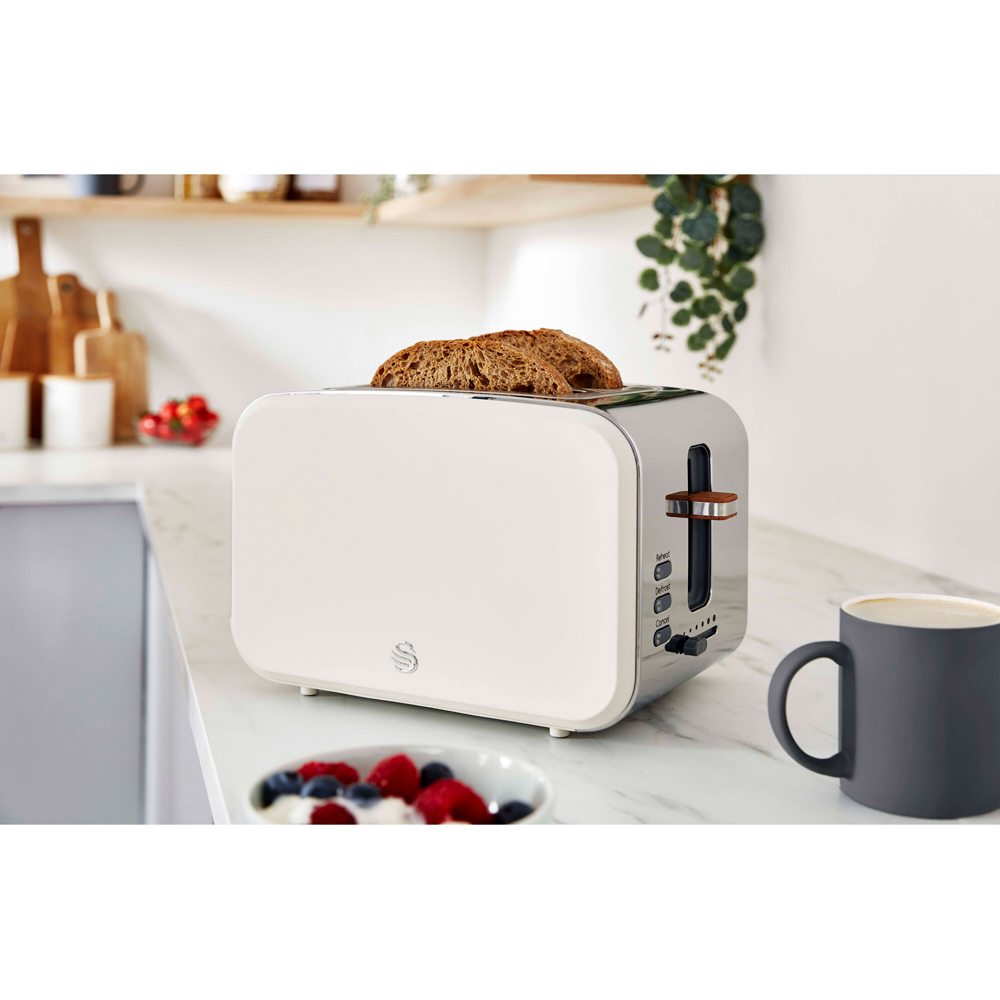 Swan Nordic EEJB150 White 2 Slice Toaster and 1.7L Kettle Bundle Image 2