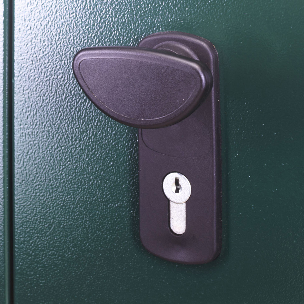 Asgard Flexistore 5 x 7ft Green Apex Garden Shed Image 8