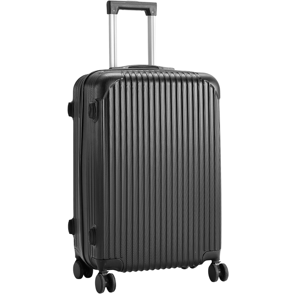 H&O Direct Medium Black Hardshell Suitcase Image 1