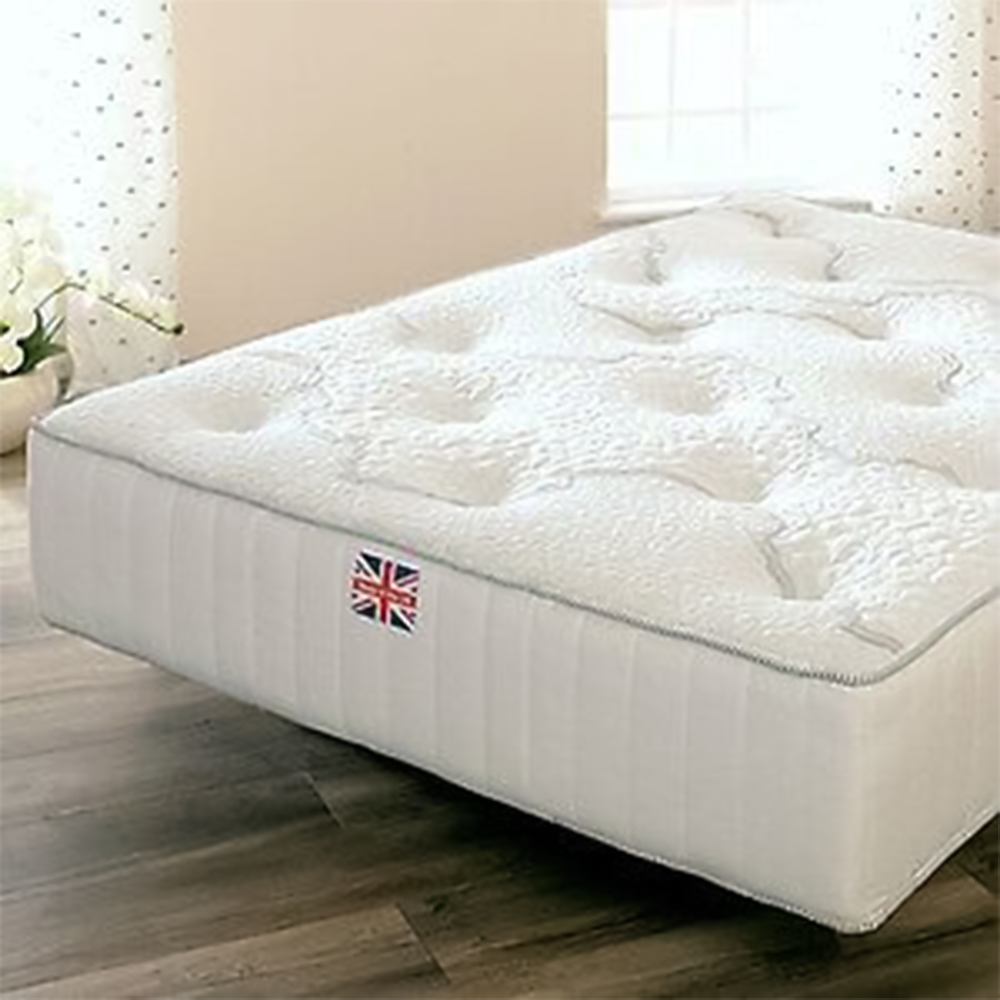 Comfy Living Double White Pocket Sprung Mattress Image 2
