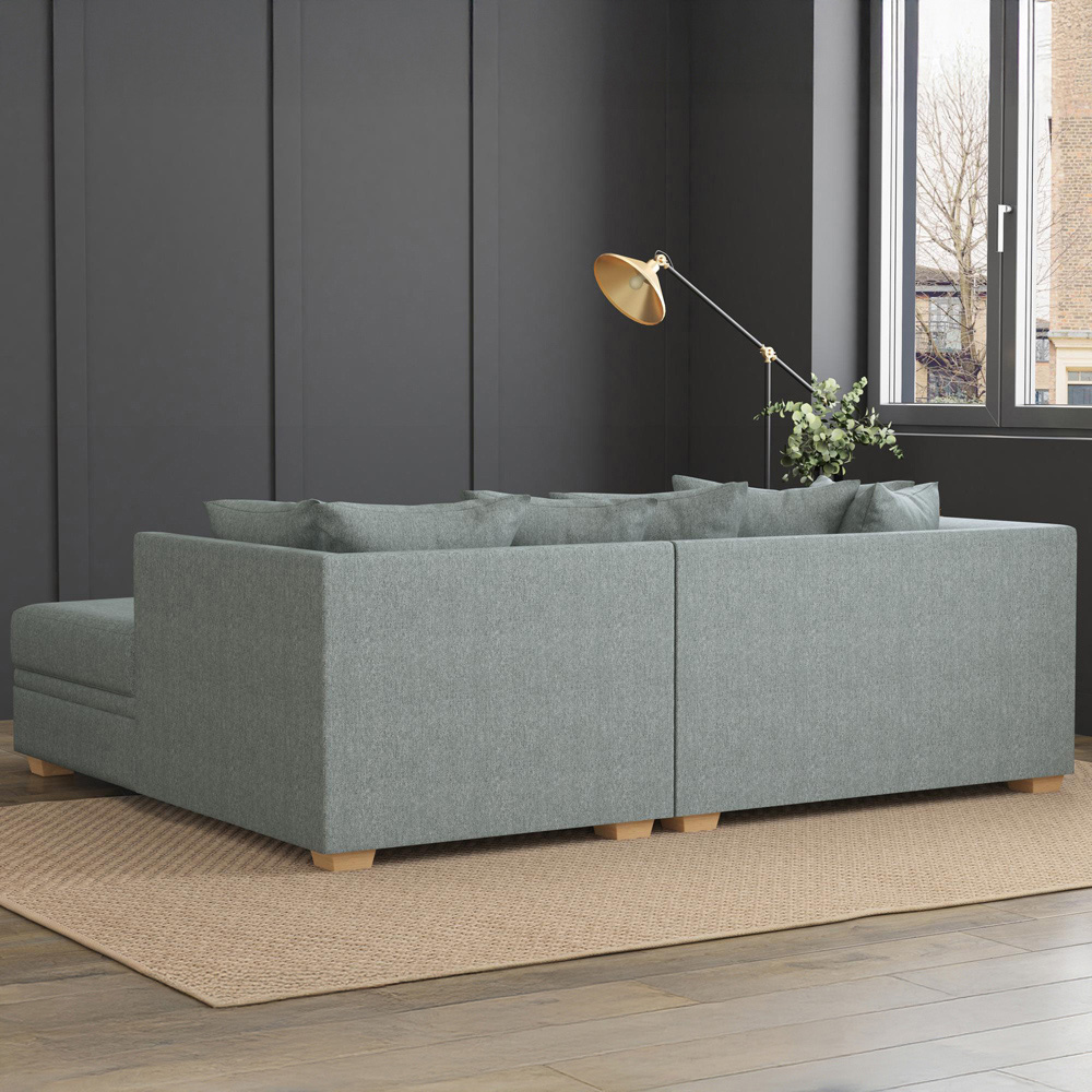 Modo 3 Seater Granite Venice Right Hand Scatter Back L-Shape Corner Sofa Image 8