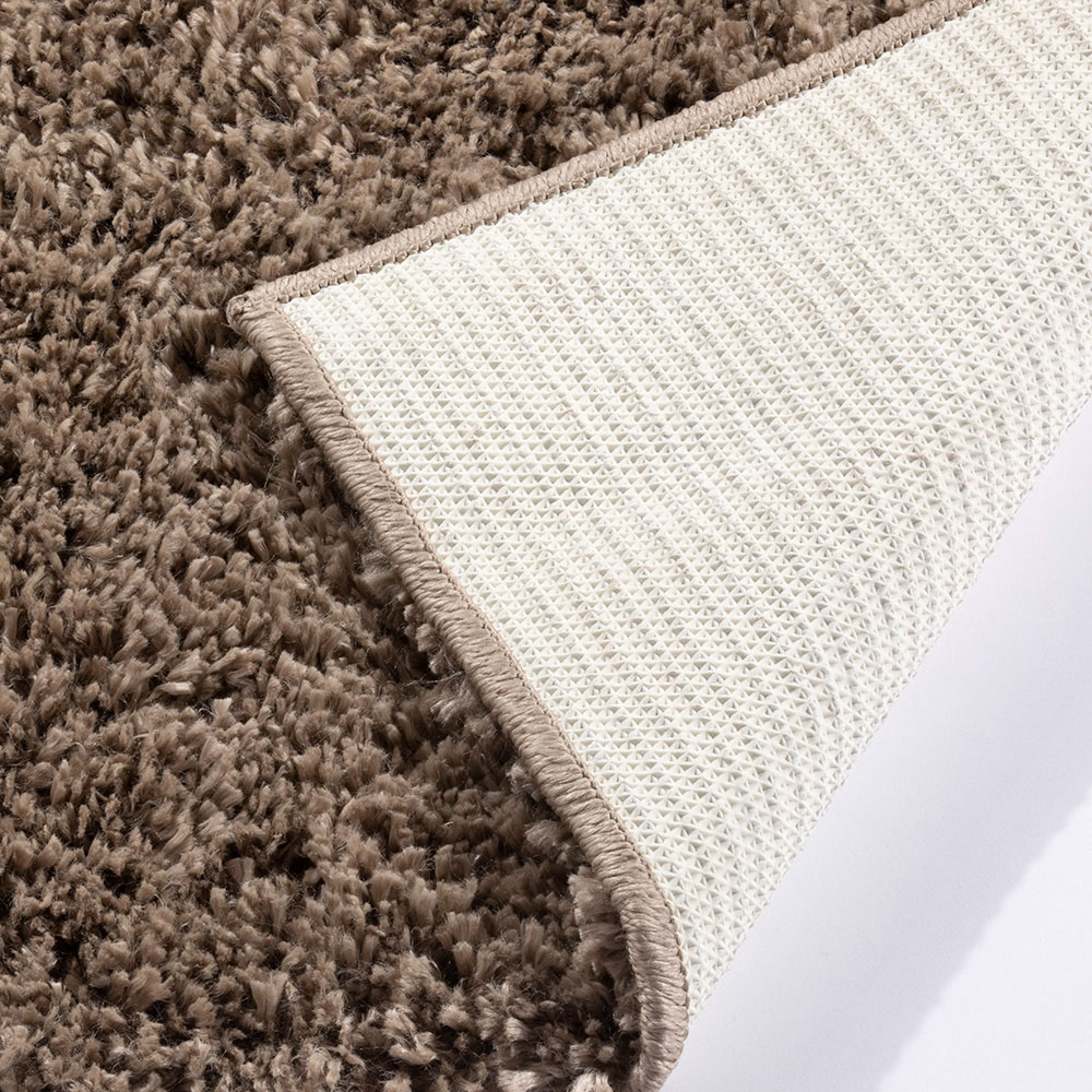 Esselle Home Larissa Chocolate Shaggy Rug 80 x 120cm Image 4