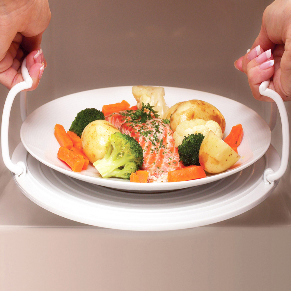 JML Hot Mate Heat-Resistant Microwave Tray 2 Pack Image 8