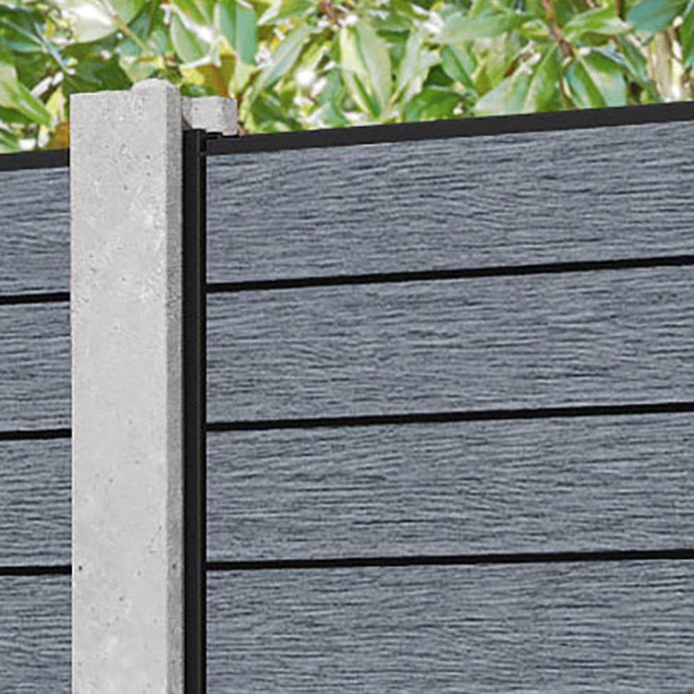 Charles & Ivy Fusion 3ft Anthracite Fence Panel Image 3