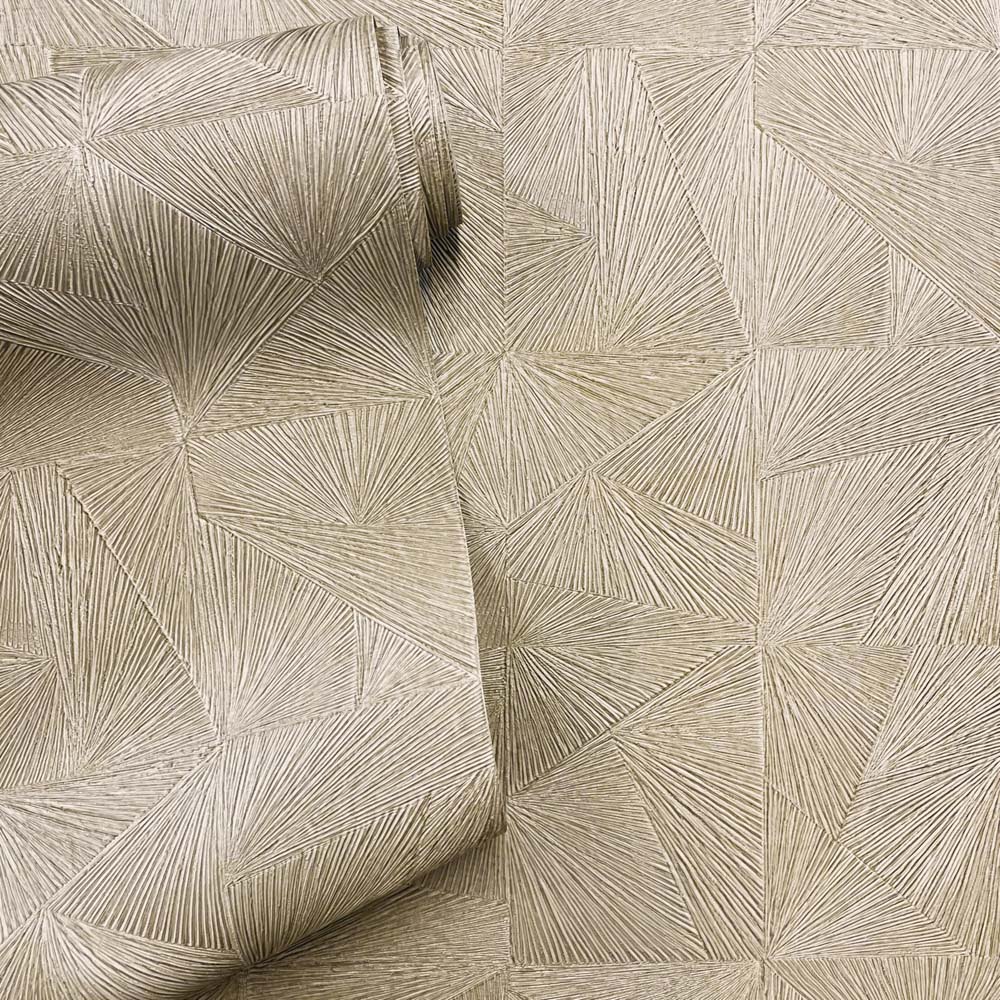 Belmont House Ziggy Alabaster Cream Wallpaper Image 2