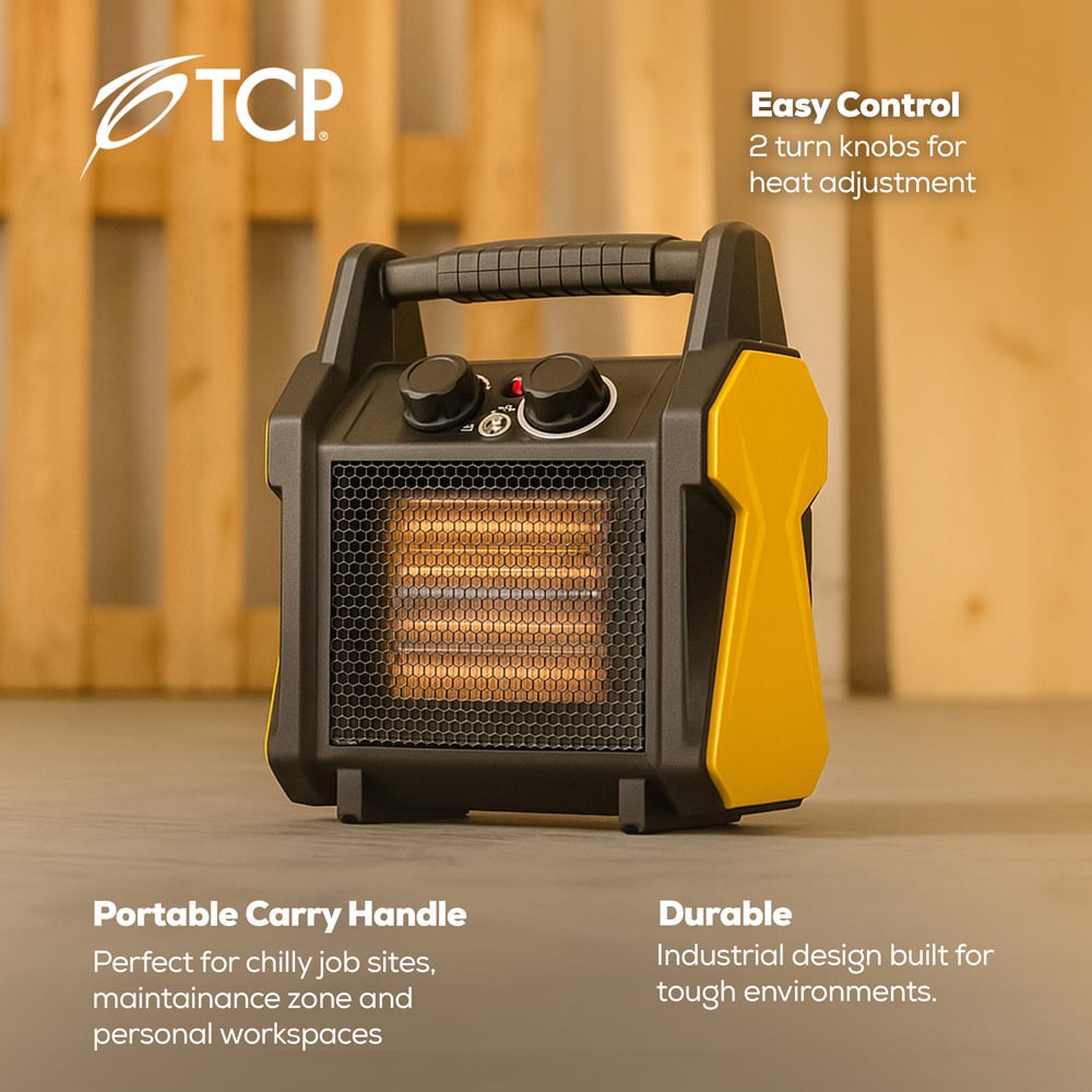 TCP Tough and Compact Industrial Design Portable Heater 2000W Image 7