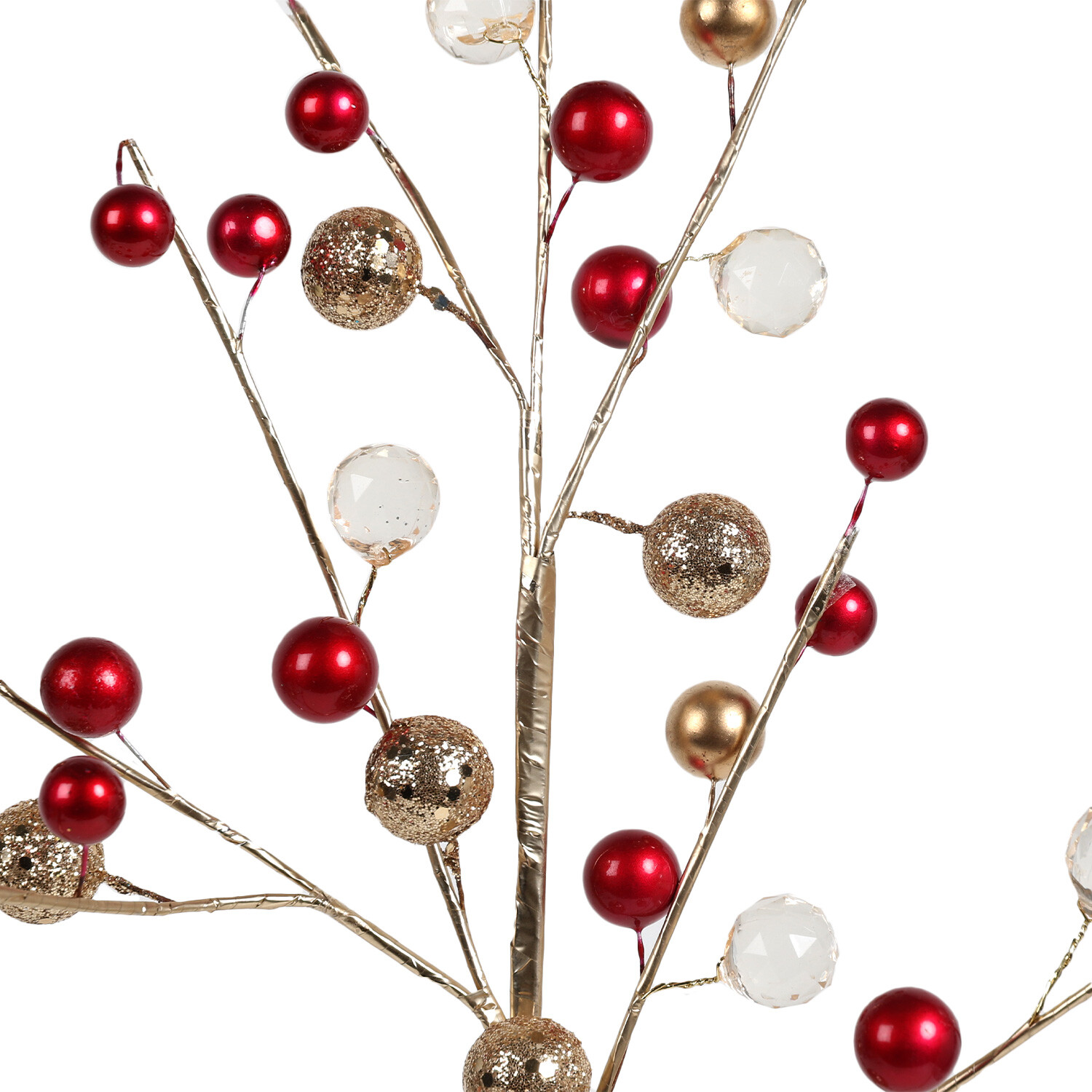 Festive Spray Decoration - Gold Image 2