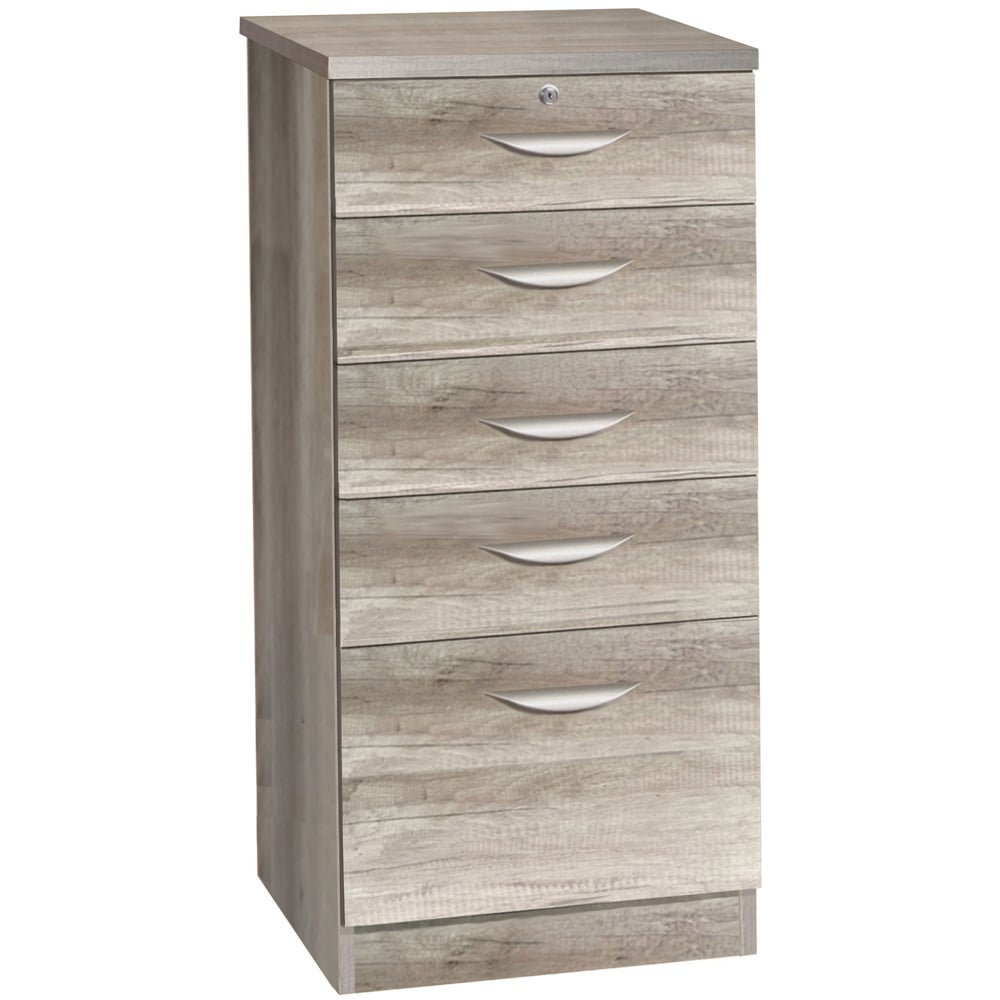 R White Cabinets 6 Drawer Grey Chest of Drawers Image 2