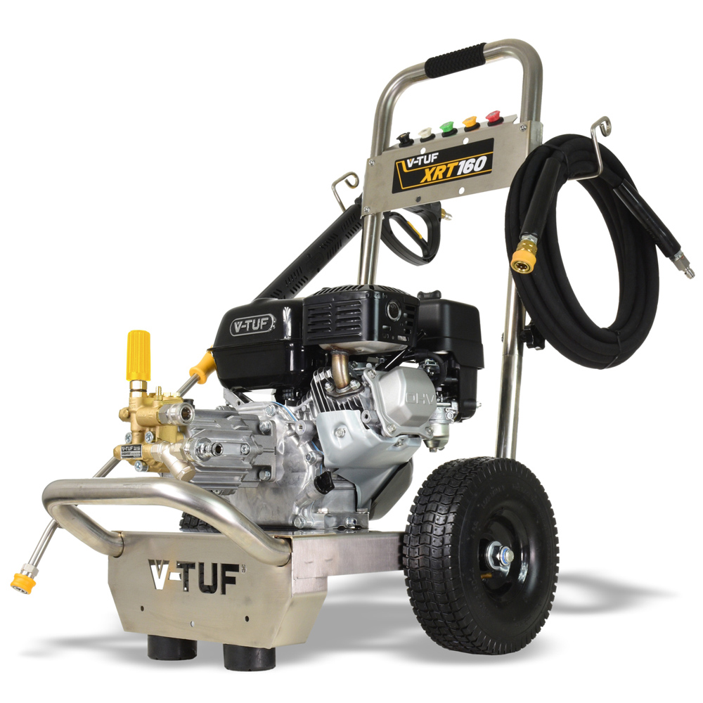V-TUF XRT160 5.5HP GX160 Honda Engine Industrial Petrol Pressure Washer 160Bar Image 1