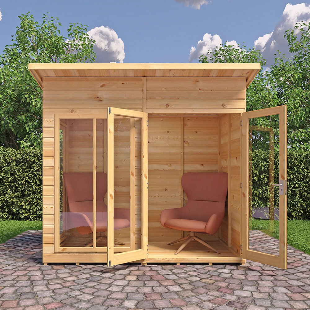Shire Lela 8 x 4ft Double Door Summerhouse Image 6
